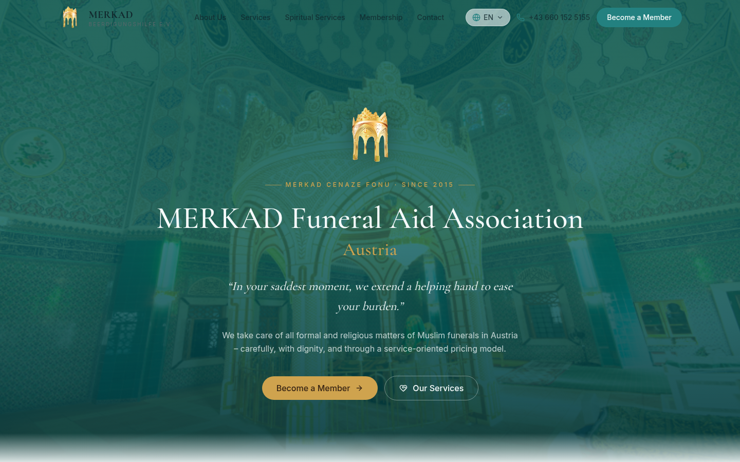 Website für MERKAD